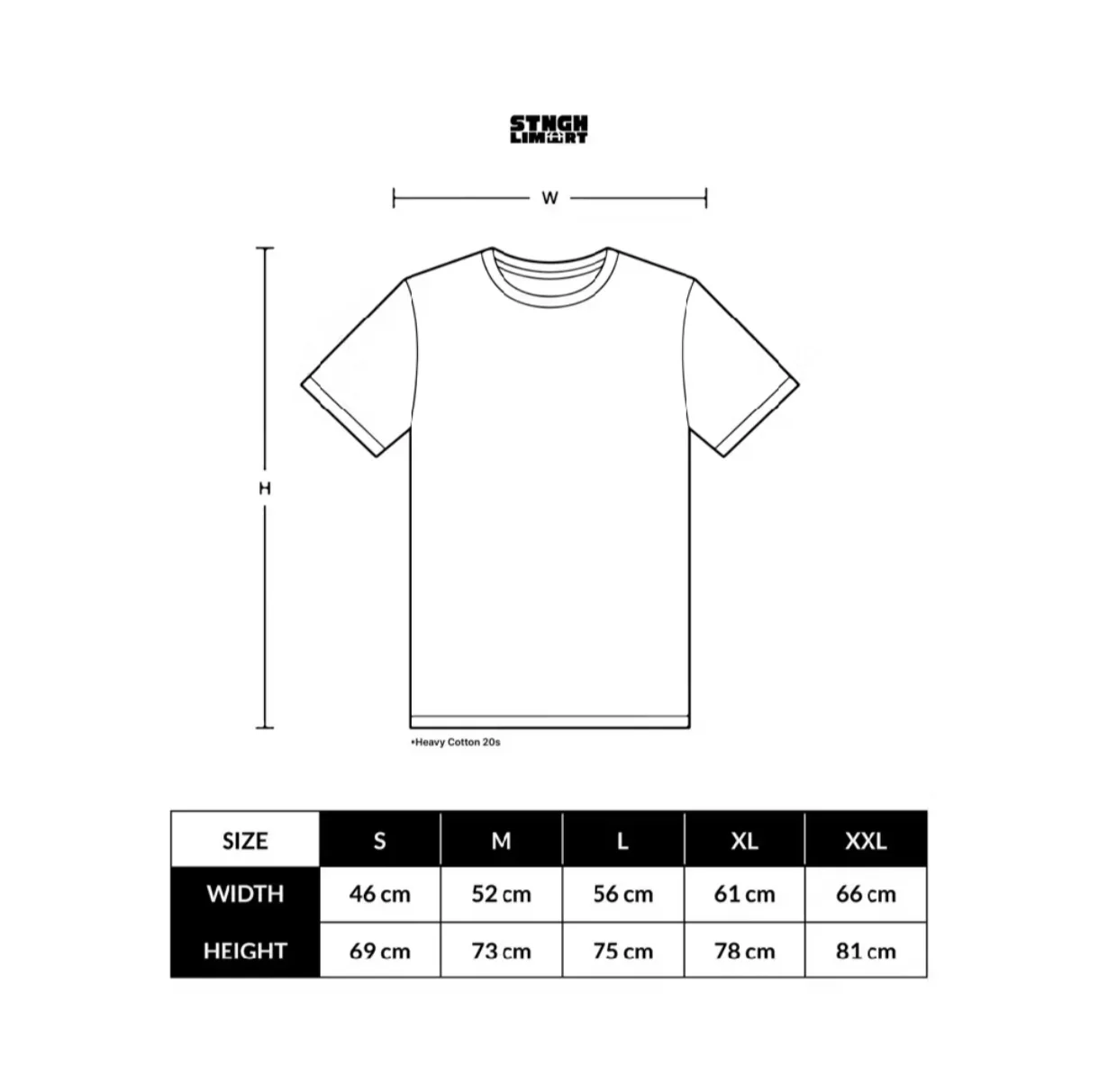 Size guide SORE "ALAKAH